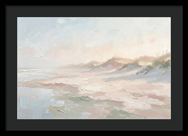Sandy Beach Backed By Dunes