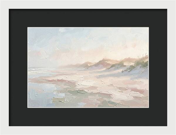 Sandy Beach Backed By Dunes