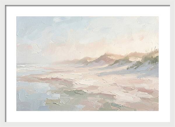 Sandy Beach Backed By Dunes