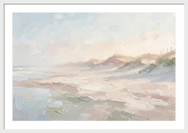 Sandy Beach Backed By Dunes