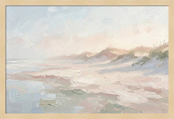 Sandy Beach Backed By Dunes