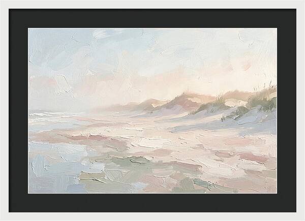 Sandy Beach Backed By Dunes