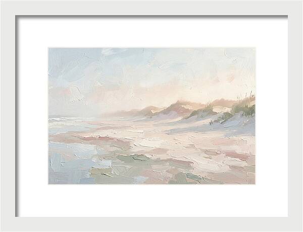 Sandy Beach Backed By Dunes