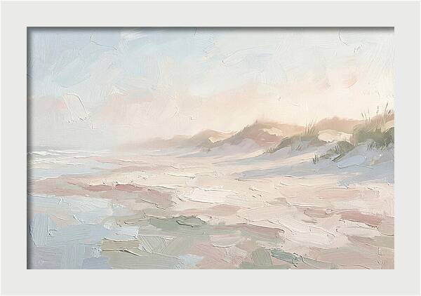 Sandy Beach Backed By Dunes