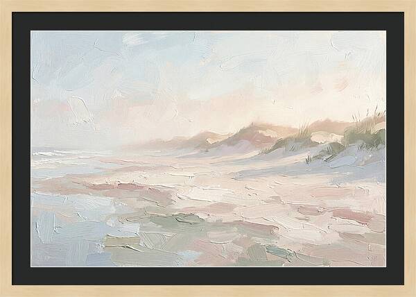Sandy Beach Backed By Dunes