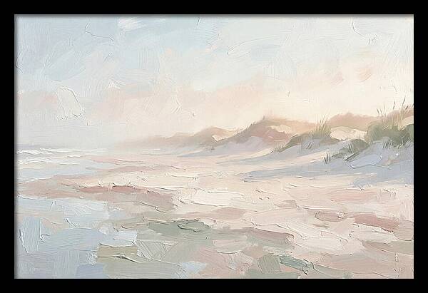 Sandy Beach Backed By Dunes