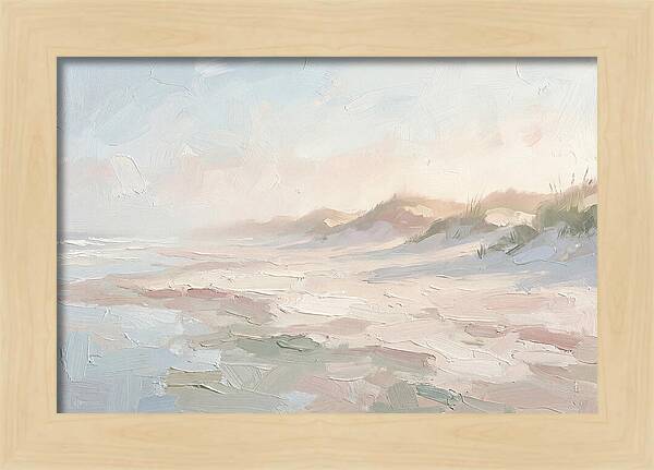 Sandy Beach Backed By Dunes