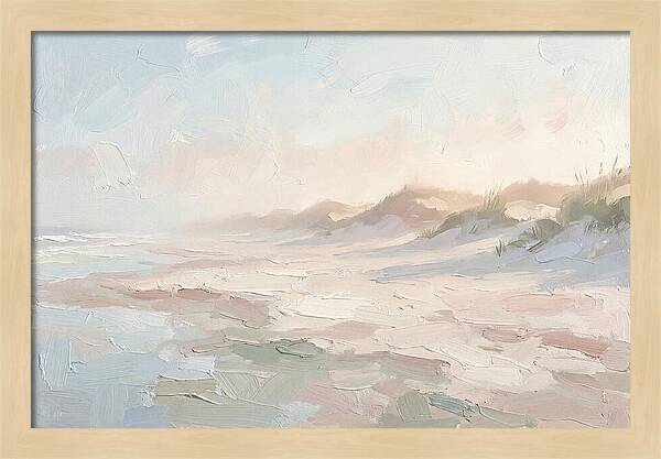 Sandy Beach Backed By Dunes
