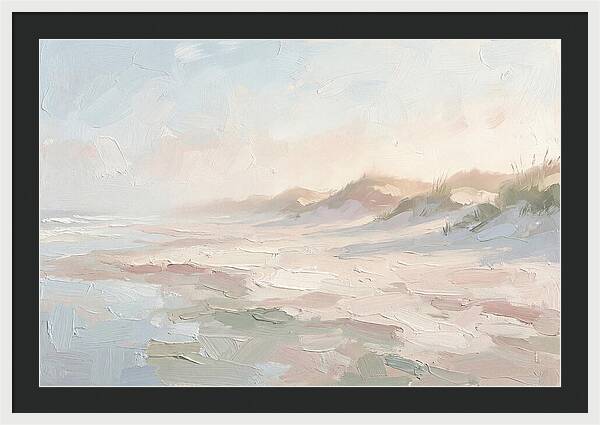 Sandy Beach Backed By Dunes