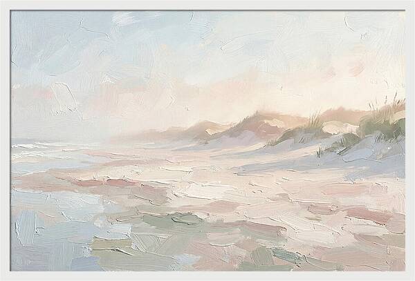 Sandy Beach Backed By Dunes