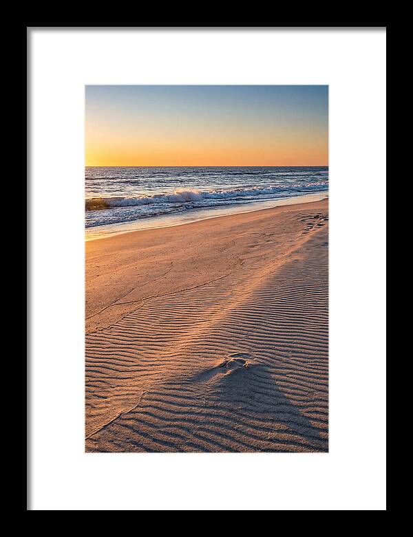 Sandy Shore At Sunset