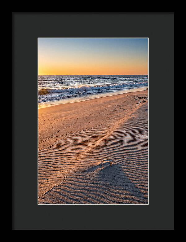 Sandy Shore At Sunset
