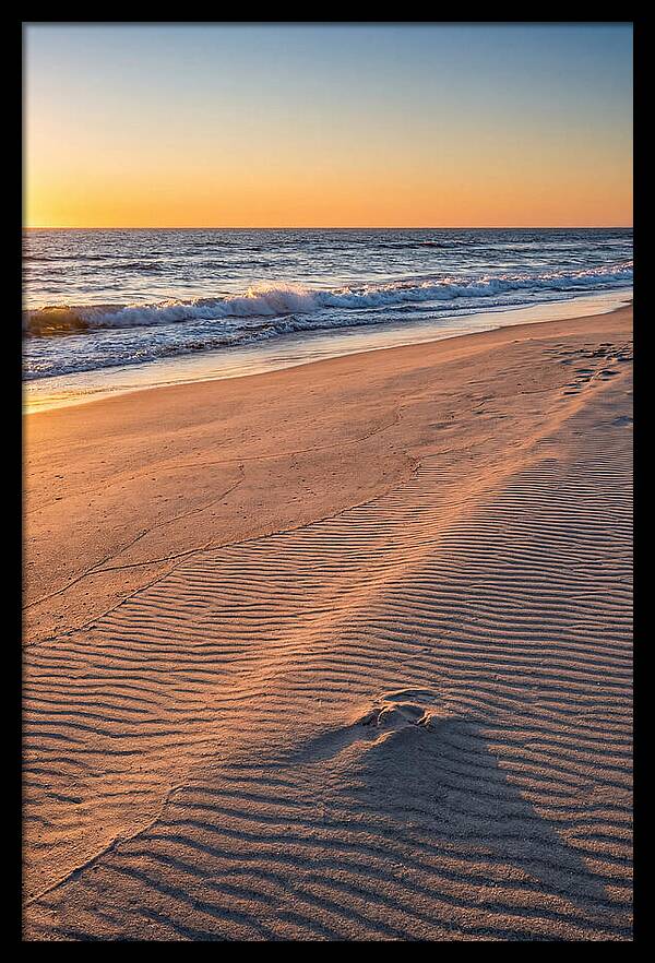 Sandy Shore At Sunset