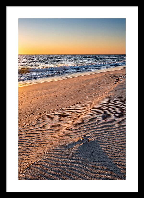 Sandy Shore At Sunset