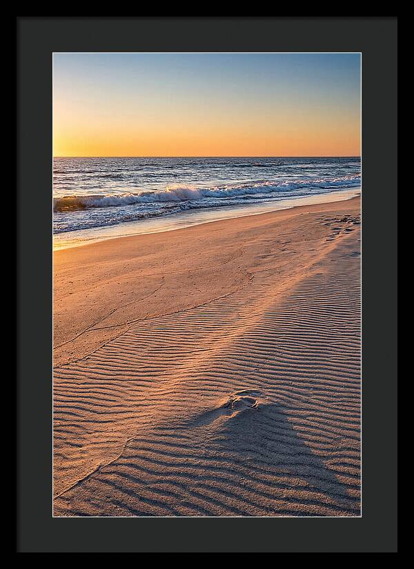 Sandy Shore At Sunset