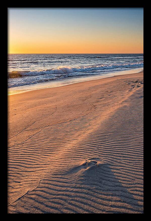 Sandy Shore At Sunset