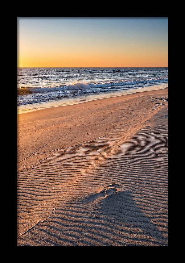 Sandy Shore At Sunset