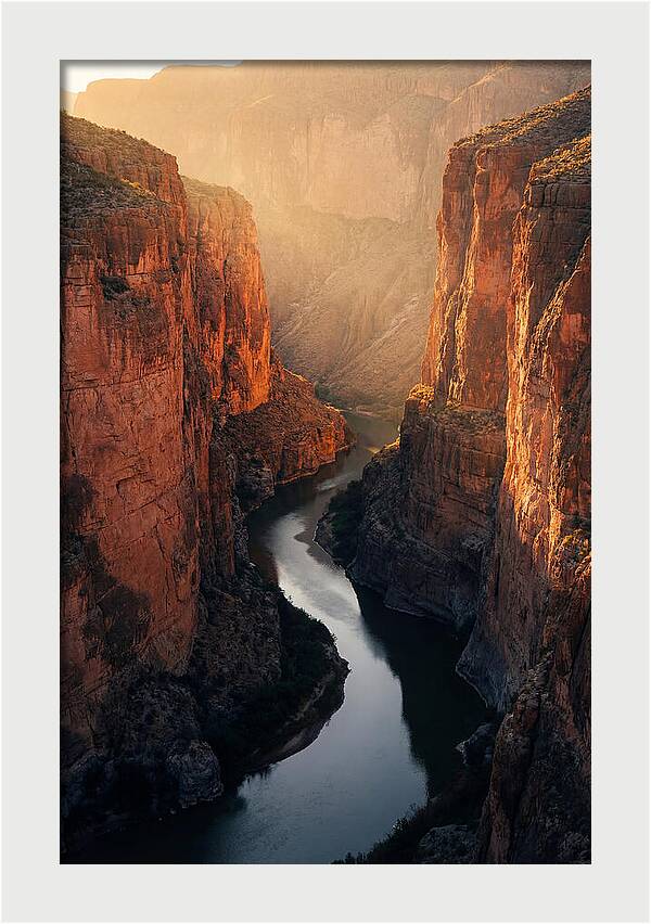 Santa Elena Canyon At Golden Hour