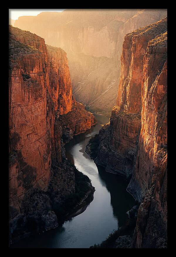 Santa Elena Canyon At Golden Hour