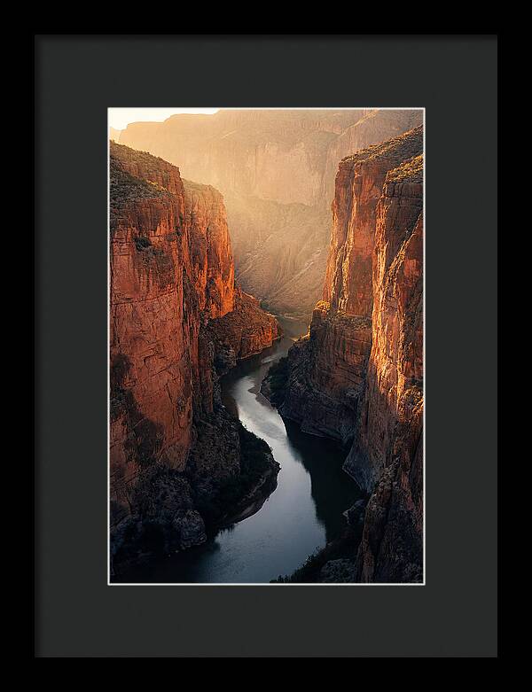 Santa Elena Canyon At Golden Hour
