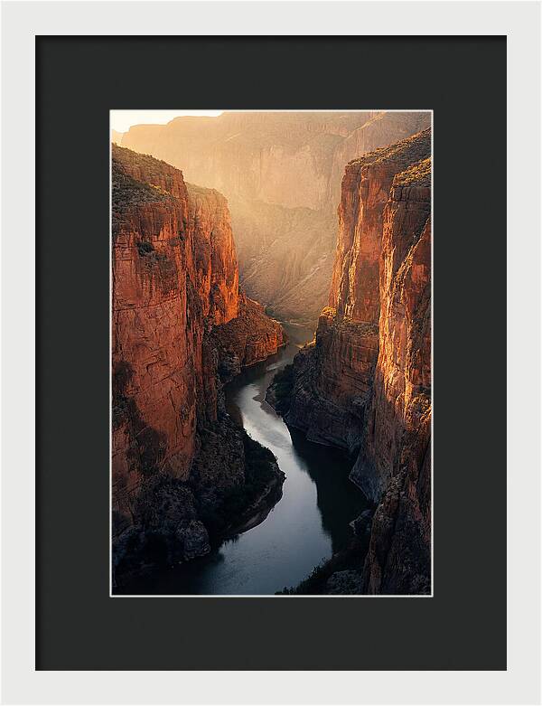 Santa Elena Canyon At Golden Hour