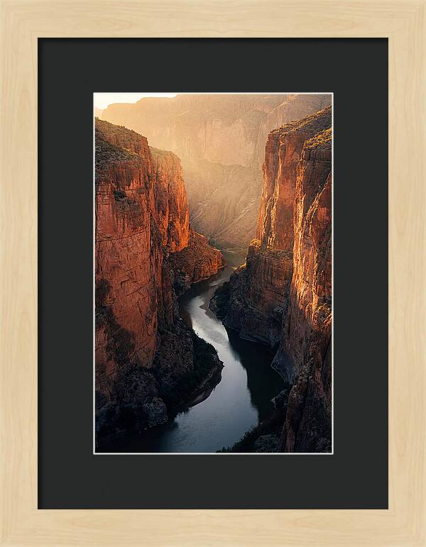Santa Elena Canyon At Golden Hour