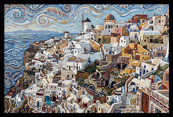 Santorini Cliff Village