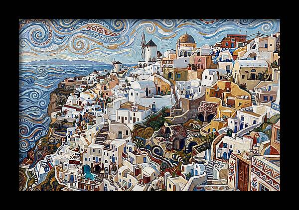 Santorini Cliff Village
