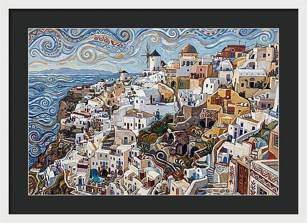 Santorini Cliff Village