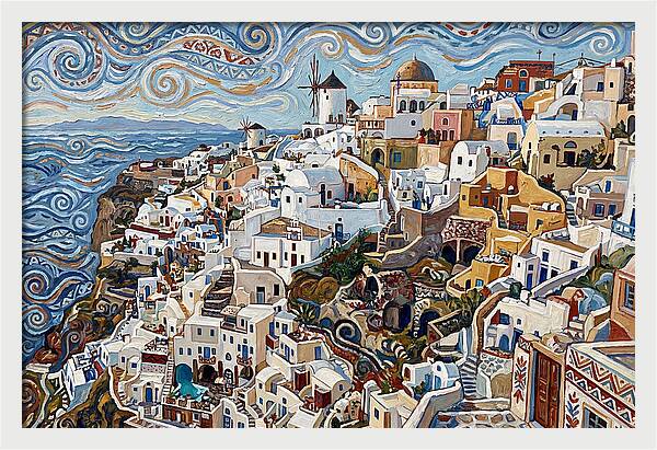 Santorini Cliff Village