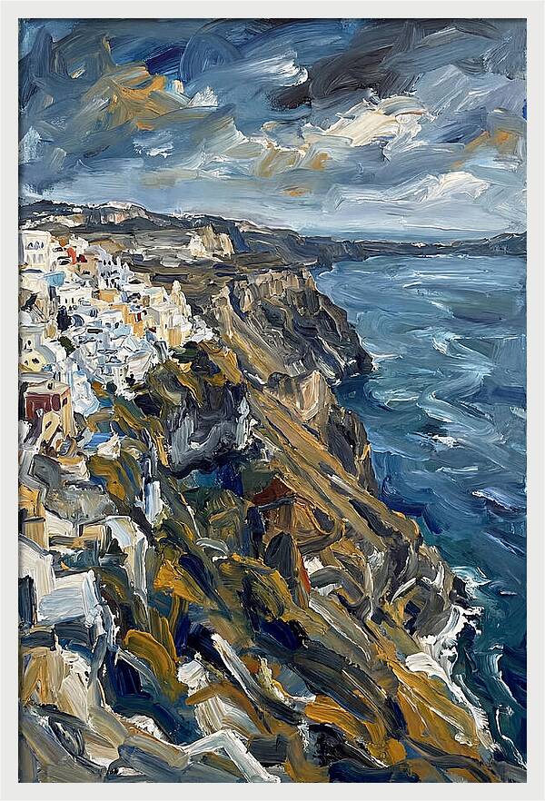 Santorini Cliff Vista