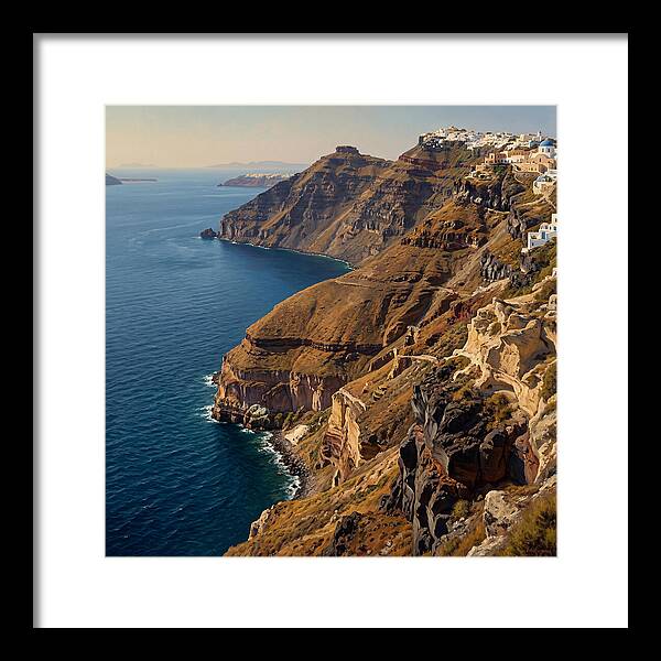 Santorini Cliffside Serenity