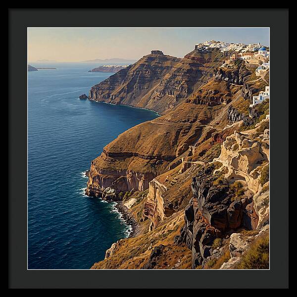 Santorini Cliffside Serenity