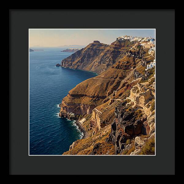 Santorini Cliffside Serenity