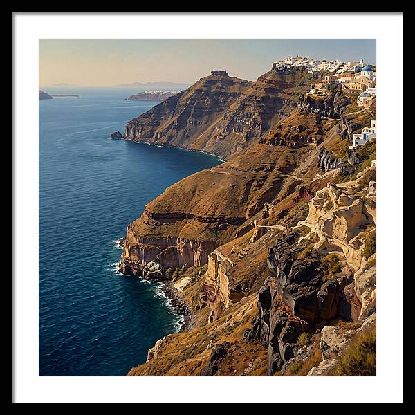 Santorini Cliffside Serenity