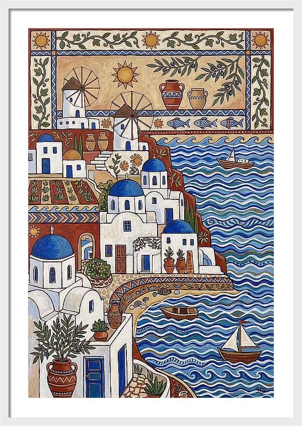 Santorini Coastal Charm