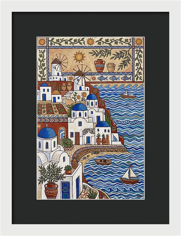 Santorini Coastal Charm