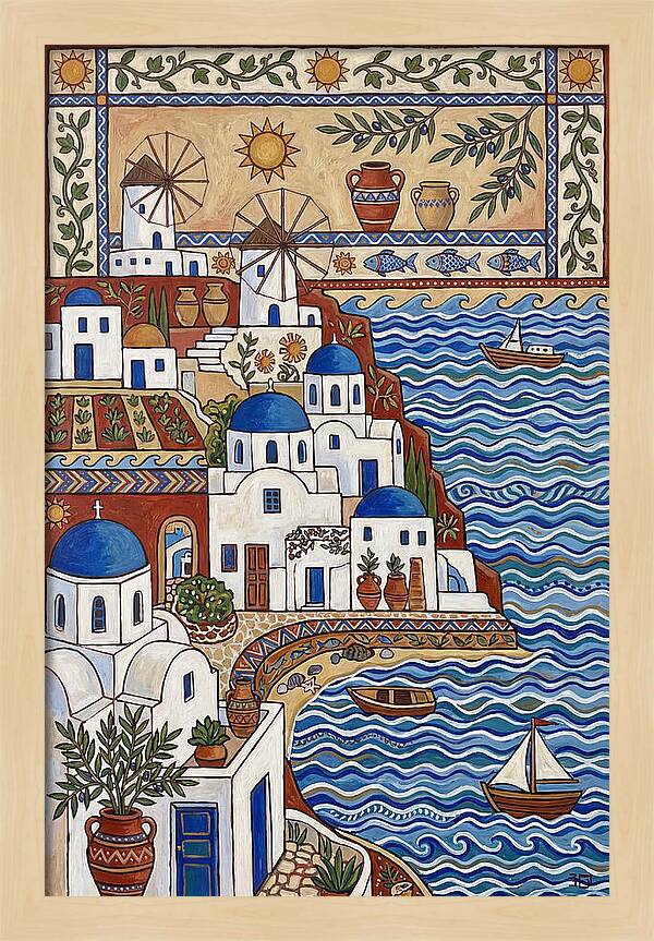Santorini Coastal Charm