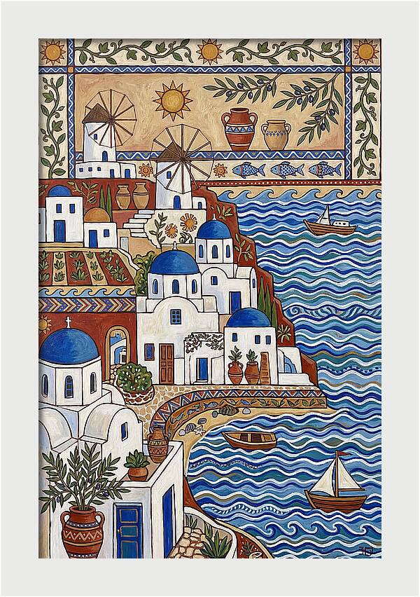 Santorini Coastal Charm
