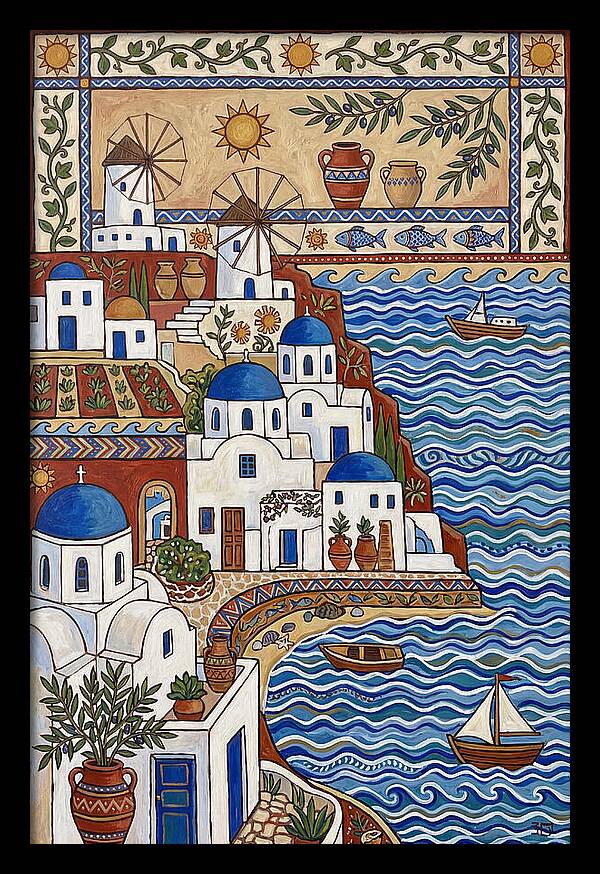 Santorini Coastal Charm