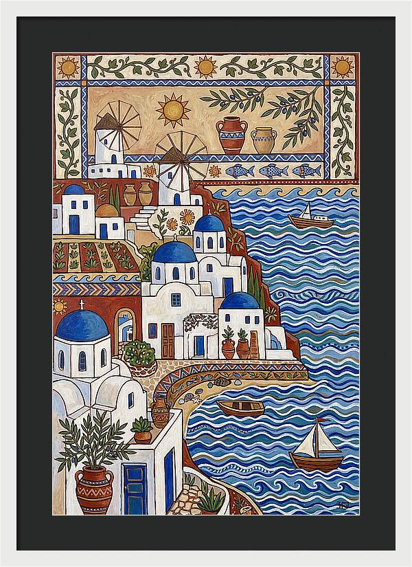 Santorini Coastal Charm