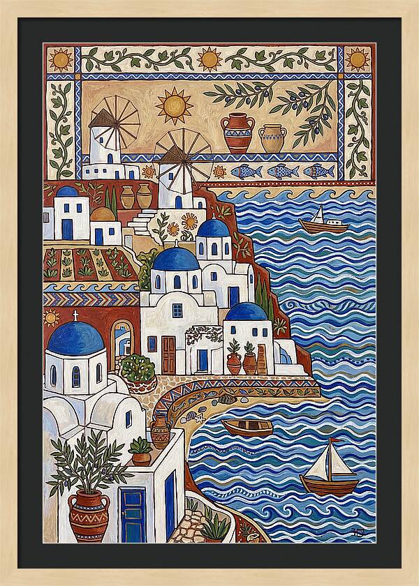 Santorini Coastal Charm