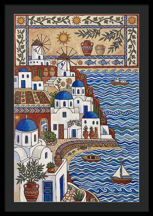 Santorini Coastal Charm