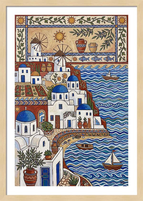 Santorini Coastal Charm