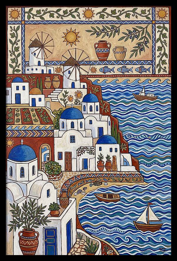 Santorini Coastal Charm