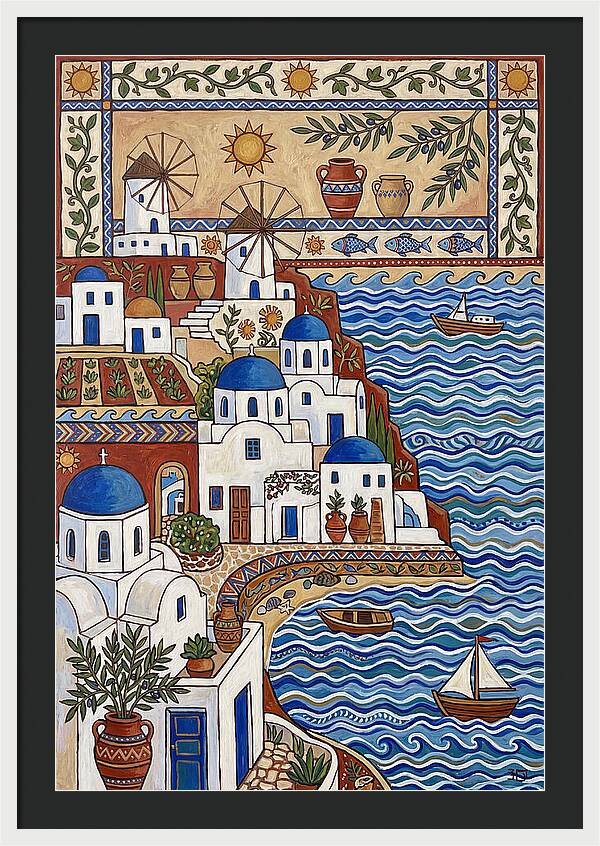 Santorini Coastal Charm