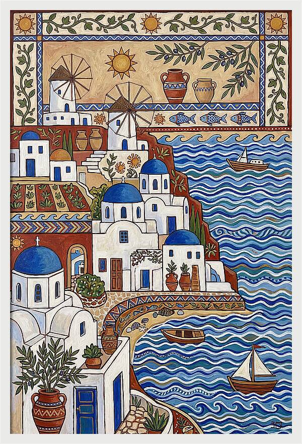 Santorini Coastal Charm