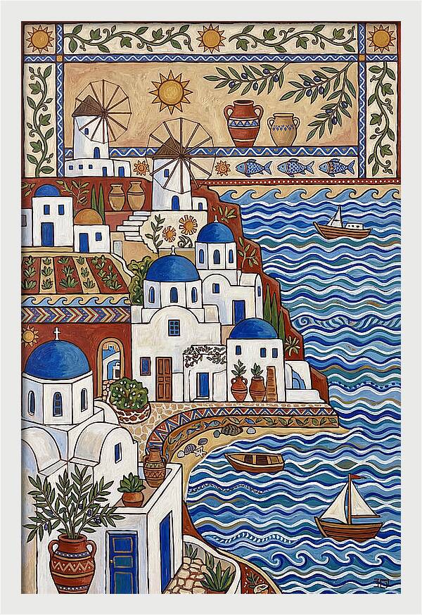 Santorini Coastal Charm