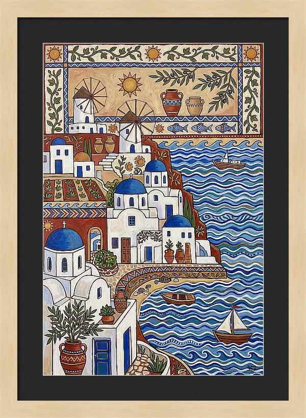 Santorini Coastal Charm