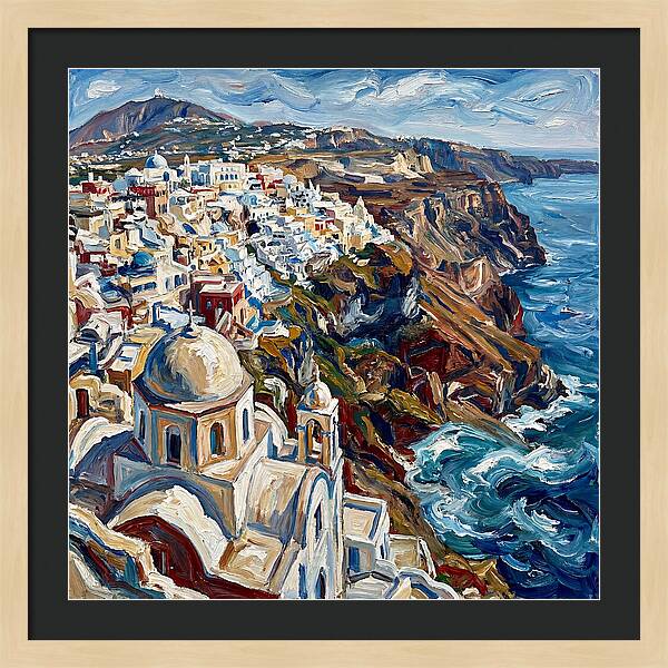 Santorini Coastal Serenity
